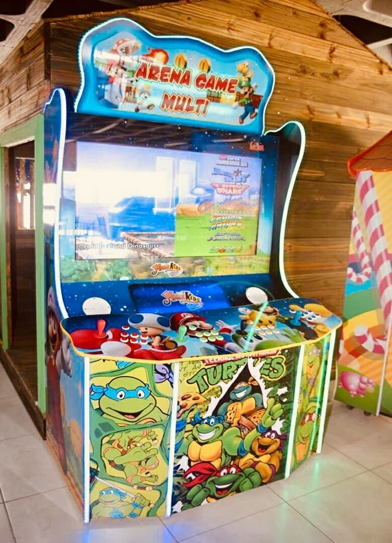 Arena Games multi jogos  Brinquedos para casa de festa e buffet infantil